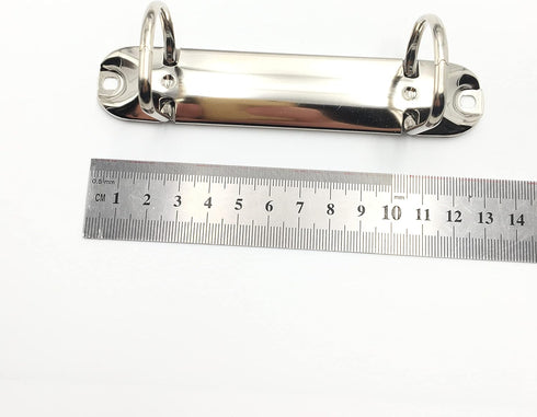 2Pcs Top binding 2 ring binder mechanism,2 D-rings, 30mm inner height, 26mm base width,133mm=5.2 inch length,No Boosters, binder spines,ring binde...