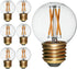 Vintage Non-Dimmable LED Bulbs, G50 G16.5 Edison Bulb, Equivalent 40W, Soft Warm White Light 2700K, E26 Medium Base, Clear Glass LED Filament Ligh...