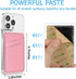 Leather Phone Card Holder Phone Wallet, Stick Back Phone Wallet Sticker Stylish Phone Case Credit Card Holder, Suitable for iPhone, Samsung, Andro...