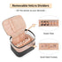 CUBETASTIC Travel Makeup Bag, Large Capacity Make Up Bag for Women Transparent Plastic Patchwork Clear Cosmetic Skincare Organizer Train Case Wate...
