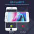 MANTO 2 Pack Screen Protector for iPhone SE 3 (2022), iPhone SE 2020, iPhone 8, iPhone 7, iPhone 6S/6 Full Coverage Tempered Glass Screen Protecto...