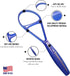 Tongue Scraper Cleaner - the Tongue Cleaner - End Bad Breath and Freshens Breath - Eliminate Bad Breath - Bad Breath Treatment (Color May Vary)...