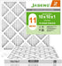 10x10x1 Furnace Air Filters MERV 11, Jaseng 2 Pack AC Furnace Filter MPR 1000 & FPR 7 Filtering, HVAC Air Filter Replacement (exact dimensions: 9 ...
