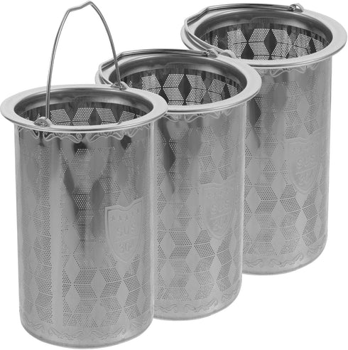 Luxshiny 3pcs Tea Strainers for Loose Tea Teapot Tea Pot Replacement Stainless Steel Mesh Strainer Tea Infuser Insert 9cm Tea Steeper Basket Filte...
