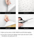 LACHEERY White Stainless Steel Contact Paper for Fridge Peel and Stick Metallic Wallpaper Kitchen Removable Heat Resistant White Contact Paper for...