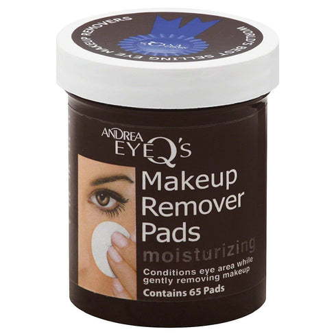 Andrea Eye Q's Eye Make-Up Remover Pads Moisturizing 65 Each (Pack of 4)...