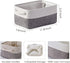 TheWarmHome Organization and Storage Basket for Shelves - 12x8x5.2 inch 1 Pack Fabric Storage Cubes, Collapsible Storage Bins for Closet Organizer...