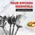 Chef Craft 10230 1-Piece Stainless Steel Solid Spoon,13-Inch...
