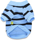 Pet Sweater Striped Dog Clothes Medium Dogs T Shirts Boston Bulldog Sweatshirt, Large, Rose...