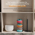 Tumbler Lid Organizer, 2 Packs Stainless Steel Detachable Vertical Storage Up to 20 Cup Lid Organizer for Kitchen Cabinet Organization Tumbler Lid...