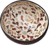 ChezMax Natural Coconut Bowl Mother of Pearl Inlaid Shell Bowls Key Bowl for Entryway Table Candy Container Nuts Holder Fruits & Dry Snack Storage...