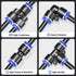 TAILONZ PNEUMATIC Black 4mm or 5/32 inch OD 2.5mm ID Polyurethane PU Air Hose Pipe Tube Kit 10 Meter 32.8ft...