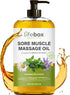 Arnica Sore Muscle Massage Oil – 100% Pure & Natural - Massage Therapy for Muscles & Joints – Body Oil Infused with Arnica Extract, Lavender Oil, ...