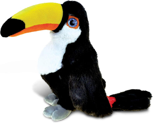DolliBu Toucan Plush - Super Soft Toucan Stuffed Animal, Cute Tropical Rainforest Animals Figures Bird Plush Toy for Boys and Girls, Adorable Touc...