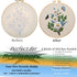 Embroidery Kit for Beginners?Plants Flowers Pre-Stamped Pattern Kits for Adults with Hoop, Easy to Follow Needlework (Butterfly Flower)......