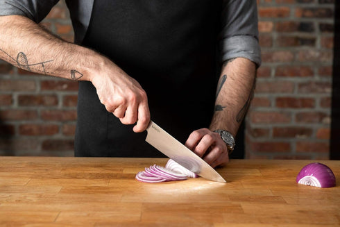 Babish High-Carbon 1.4116 German Steel Cutlery, 8" Chef Kitchen Knife,...