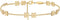 Gold Dainty Anklet,14K Gold Plated Boho CZ Star Beach Cute Pig Nose Tassel Disc Foot Chain Flat Marina Link Ankle Bracelet Lace Chain Anklet for W...
