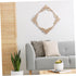 Garneck 4PCS Wood Carved Corner Onlay Applique Frame Unpainted Furniture Corner Applique Supplies Wall Cabinet Decor...
