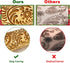 Wooden Engraved Rolling Pin with Christmas Snowflake Designs - For Baking Cookies and Decor...