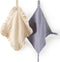Loveys for Babies, 2 Pack Organic Cotton Muslin with Attachable Snap Closure - Loveys for Babies Newborn Baby Lovey Security Blankets for Babies B...