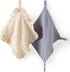 Loveys for Babies, 2 Pack Organic Cotton Muslin with Attachable Snap Closure - Loveys for Babies Newborn Baby Lovey Security Blankets for Babies B...