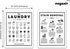 Symbols and Stain Removal Laundry Sign Canvas Art Posters Prints Black White Painting Laundry Room Wall Decor Housewarming Gift 16X20Inchx2 Unfram...