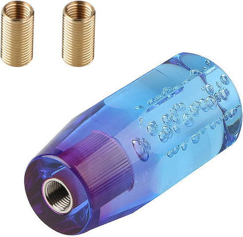 payanwin Universal Car Manual Shift Lever, Crystal Bubble Blue + White Gear Shift Knob ?10CM?...