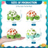 12 Pcs Mini Animal Plush Toys Dolphin Sea Turtle Stuffed Animals Bulk Small Ocean Animal Plush Keychain Decorations for Kids Favors Christmas Part...