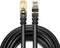 Cat 7 Ethernet Cable Professional Gold Plated Plug Black Ethernet Cable for Indoor Outdoor High Speed Heavy-Duty Waterproof Buried-able Dual Shiel...