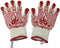 Ove Gloves mit BBQ Heat Proof Oven Mitts 11Inch 1472? guantes para caliente Grill Proof Heat for Men women BBQ Gloves bake Gift Set Cooking Gloves...