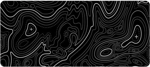 Mouse Pad, Mouse Pad Topographic Mouse Pad Large Gaming Mouse Pad Large Mouse Pad XL Mouse Mat Desk Map Non-Slip Water-Resistant(23.6"x11.8"x0.1")...