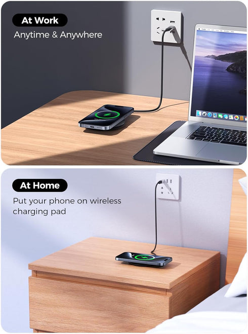 NewQ Wireless Charger, 15W Max Wireless Charging Pad for iPhone 15 14 13 12 11 X 8 Mini/SE/Pro/Max/Plus, Samsung Galaxy S23/S22/S21/S20/S10/S9/S8/...
