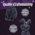 Nemesis Now Figurine Decor, Detailed Hand-Painted Polyresin, Black - Pawzuph Horned Gothic Satanic Cat...