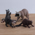 Atralo Service Wildlife Animal Figures Model Playsets 4 PCS Raccoon Beaver Figure Model Toy Desktop Decoration Collection Party Favors Toys for Bo...