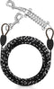 Petbobi 20 ft Dog Tie Out Cable - Reflective Dog Tether for Yard, Camping, Park - Outdoor Leash with Heavy Duty Buffer Spring - Training Tether fo...