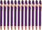PATIKIL Ballpoint Pen with Stylus Tip, 12 Pack 2 in 1 Metal Pen Black Ink 1.0mm Medium Point Stylus Pen for Touch Screens Style 2, Purple...