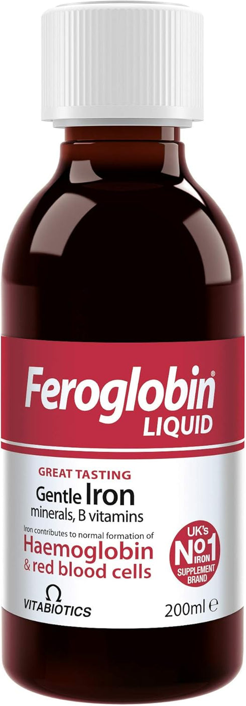 Gentle Iron and Nutrient Liquid - Reduce Tiredness and Fatigue | Maintain Health and Vitality | Natural Iron Source...