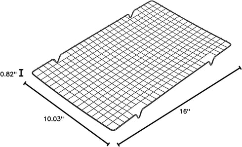Wilton Gold Premium Non-Stick Warp-Resistant Bakeware, Made without PFAs, Cooling Grid, 16 x 10 in, Packaging May Vary...
