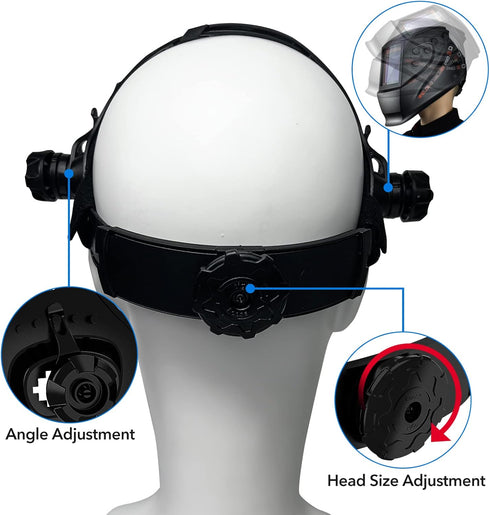 Welding Helmet Headgear - Welding Hood Headgear Replacement Headgear Welding Helmet Accessories Welding Headgear with Sweatband for Square Hole We...