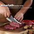 Butcher Chef Knife for Meat Cutting?High Carbon Steel Meat Cleaver Processing,Hand Forged Caveman Viking Knife with Sheath?Outdoor BBQ Camping Kni...