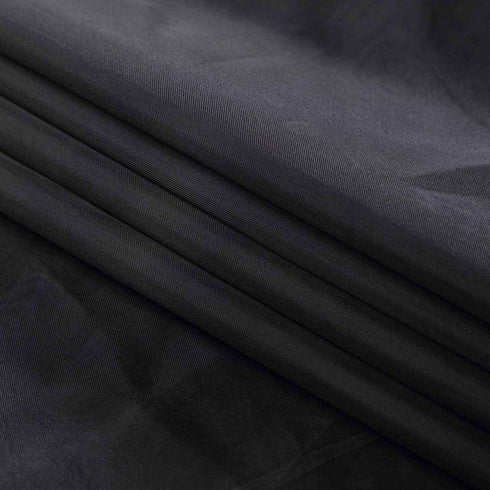 120" Wide (10ft Wide) x 1 Yard Roll - Black Sheer Voile Chiffon Fabric - Perfect for Draping Panels and Masking for Weddings & Events...