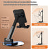 Rotatable Cell Phone Stand for Desk, Height Angle Adjustable Phone Holder Portable Phone Stand Compatible for Most Smartphones iPhone 14, Pro, Pro...