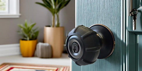Enjoy Cover - Silicone Door knob Grips Maximum Grip Nonslip Arthritis & Senior Living Aids Grippy Easy Open Fits All Door Knob Universal Size Deco...
