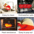 2 Packs Silicone Heart Shaped Cake Pans for Baking, 10inch Cake Molds for cakes and Chocolate Cakes, Non-stick silicone bakeware sets, Easy Clean,...