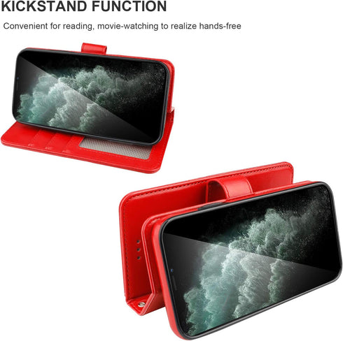 Bocasal for iPhone 11 Wallet Case with Card Holder PU Leather Magnetic Detachable Kickstand Shockproof Wrist Strap Removable Flip Cover for iPhone...