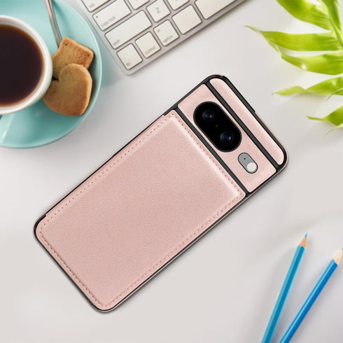 for Google Pixel 8 Case Leather Wallet with Card Holder, Flip Cover Kickstand Magnetic Closure Shockproof Heavy Duty Protective Case for Google Pi...