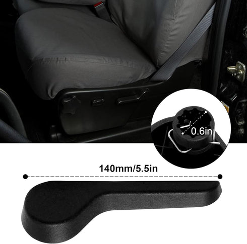 Seat Recliner Handle LH Driver Side RH Passenger Side Front Ebony for 2007-2013 Chevy GMC Pickup Truck SUV (Black) Replaces?15232594 15232598 OE G...