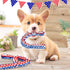 Vehomy 4th of July Dog Toys U S A Shape Dog Chewing Toys Dog Cotton Rope Toys Puppy Independence Day Interactive Toy Patriotic Dog Toys for Small ...