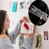JMTGNSEP 50LED 20 Photo Clips String Fairy Lights Battery Powered Decoration for Living Bedroom Indoor Christmas Party Wedding for Photo Picture H...