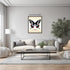 Posterizer 1 pcs-Butterfly MInimalist Print-Abstract & Modern Art-Art for Animal Lovers-Gift for Woman, Women, Wife, Girlfriend-decor for Bedroom,...